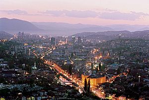 Sarajevo twilight