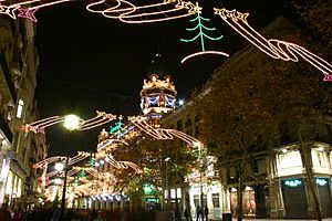 Spain.Barcelona.Porta.Angel.Navidad