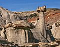 Sphimx at Bisti badlands