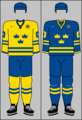 Sweden national team jerseys 1998-2005