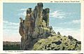 Teapot Rock postcard