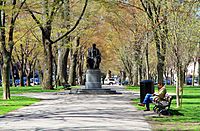 USA-Boston-Commonwealth Avenue Mall5