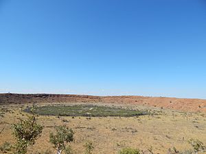 Wolfe creek meteorite crater