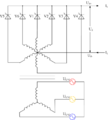 6 phase half wave rectifier