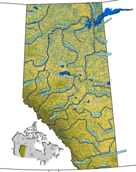 Alberta rivers