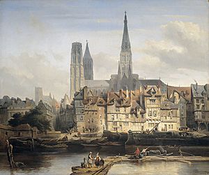 De Parijse kade in Rouen.jpg