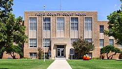 The Floyd County Courthouse in Floydada