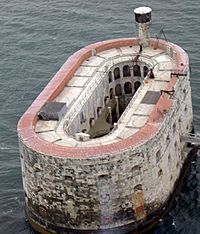 Fort boyard vue aérienne