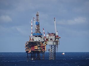 North Sea oil rig