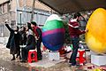 Painting Nowruz eggs in Tehran