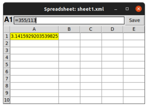 Python demo - spreadsheet