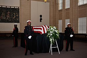 Rodney Mims Cook lying in repose