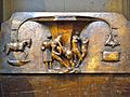 St Laurence wrestlers misericord