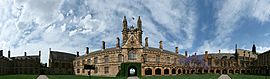 SydneyUniversity MainQuadrangle panorama 270