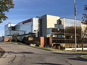 2021-10-28 08 54 16 The headquarters of AccuWeather, Incorporated, along Science Park Road in Ferguson Township, Centre County, Pennsylvania.jpg