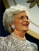 Barbara Bush portrait