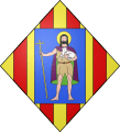 Blason ville fr Perpignan (Pyrénées-Orientales)