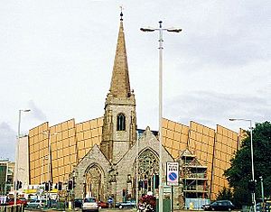 Drake Circus behind Charles Church