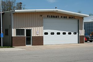 Elkhart Iowa 20090503 Fire Station