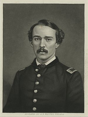 Engraved portrait of Lieut. John Trout Greble (cropped)