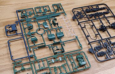 Gunpla model sprues