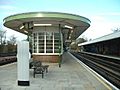 Hainault tube station platforms 2&3 look north