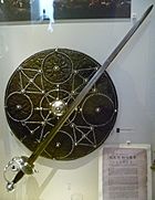 Highland targe and broadsword