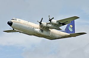 Lockheed L100-30 Hercules HZ-128 (6819452647).jpg