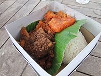 Nasi kotak gudeg Wijilan