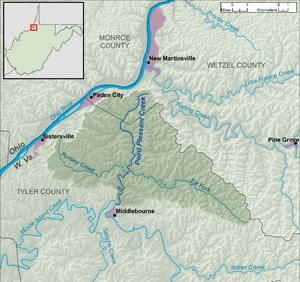 Point Pleasant Creek map.png