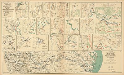 Sherman's march to the sea MAP