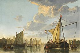 Aelbert Cuyp - The Maas at Dordrecht - Google Art Project