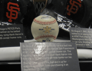 Barry Bonds 756 Ball