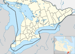Collingwood is located in Southern Ontario