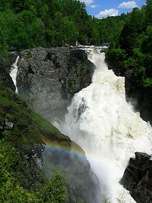 Canyon Sainte-Anne, la chute