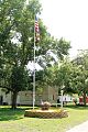 City flag pole garden