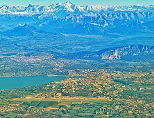 Genève vue aérienne