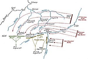 German advance through Belgium, August 1914