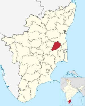 Location in Tamil Nadu, India