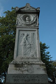 Louis Gabriel Suchet grave, Pere Lachaise, Paris