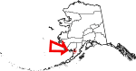 State map highlighting Bristol Bay Borough