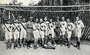 Polish Legionists playing soccer (1914-1918)