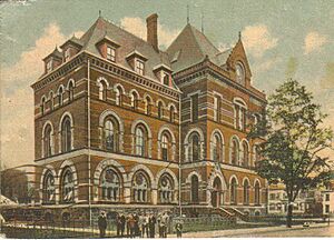 PostcardNewHavenCTPeabodyMuseum1909postmark