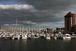 River Tawe estuary marina