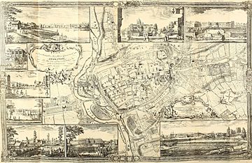 Roque's Map of Exeter 1744