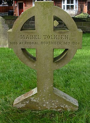 St Peter's Catholic Church, Bromsgrove - churchyard - Mabel Tolkien - photo 03