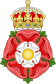 Tudor Rose, royally crowned.svg