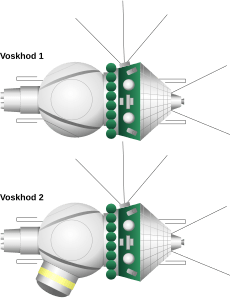 Voskhod 1 and 2