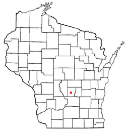 Location of Packwaukee, Wisconsin