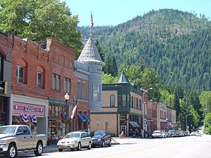 Buildings in Wallace's historic district